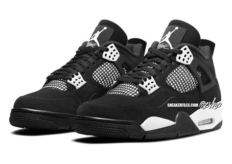 jordan nike zwart wit|jordan 4 thunder sneaker.